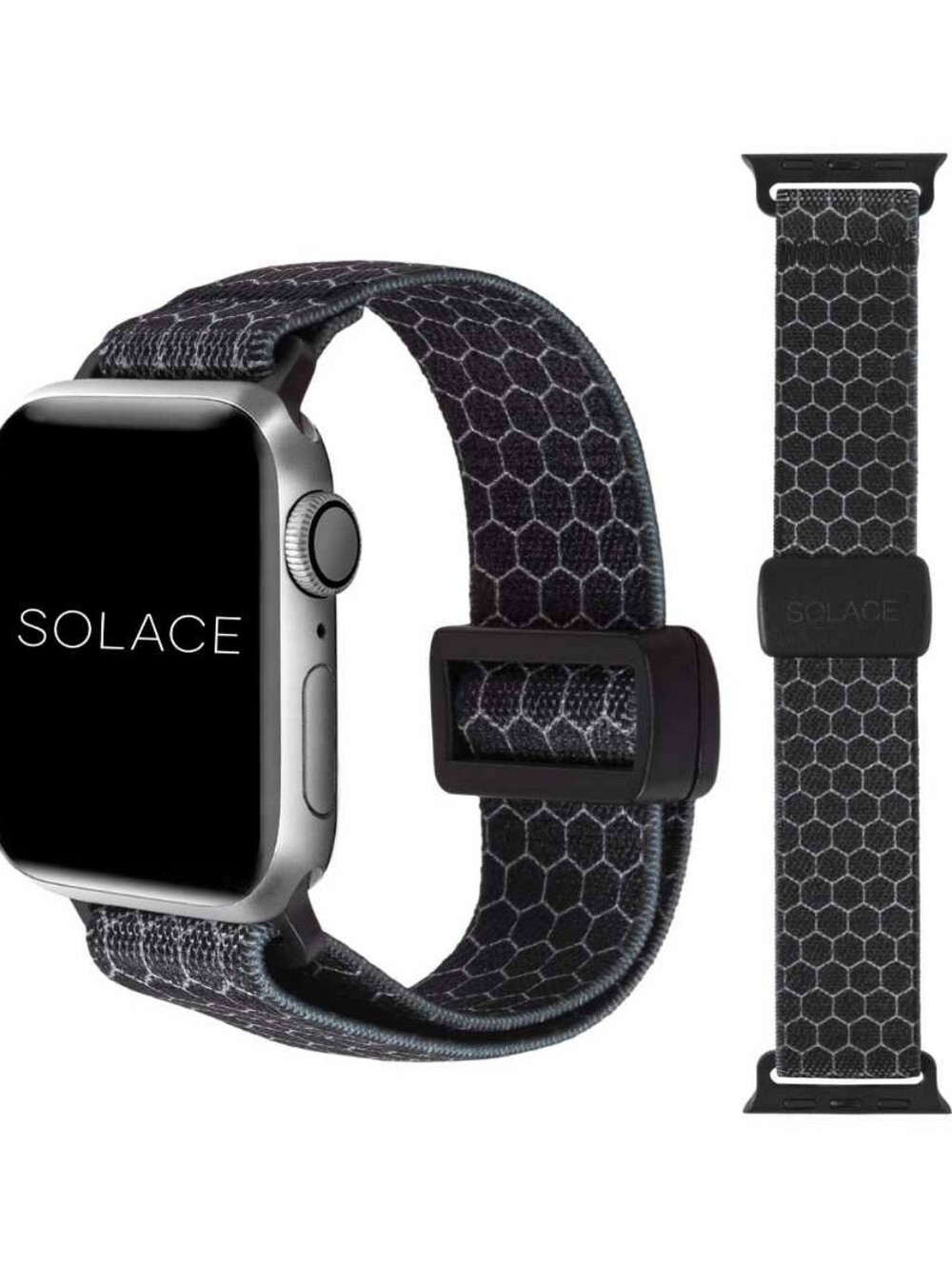 SOLACE Paladin Adapt Loop for Apple Smart Watch Band- Black Hex